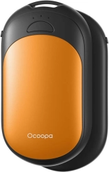 Ocoopa 2x2500 mAh ruční hřejítko, USB-C, černá a oranžová