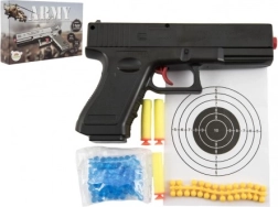 Pistole na kuličky 20 cm s vodními kuličkami a pěnovými náboji