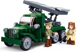 Sluban ruský raketomet Kaťuša – stavebnice Bitva o Budapešť