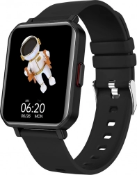 chytré hodinky fit fw56 carbon pro černé