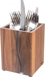 Dřevěný stojan na kuchyňské náčiní River z akáciového dřeva