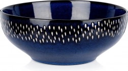 Keramická salátová mísa 25 cm, 2,8 l, tmavě modrá