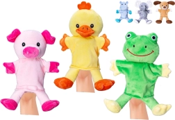 Plyšový maňásek zvířátko 25 cm pro miminka a děti