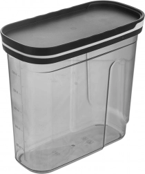 Dóza na sypké potraviny s dávkovačem GREY 1,8 l