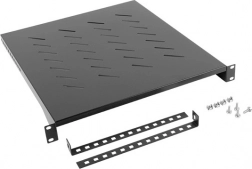 Pólka do racku 19" 800mm 1U 483x500mm černá