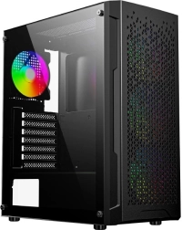 Herná skříň fornax 400x s temperovaným sklem a argb ventilátory