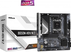 asrock b650m-hdv/m.2 – microatx základní deska am5 s ddr5, hdmi a displayport