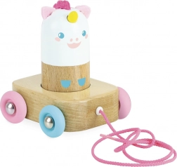 Tahací jednorožec Lily dřevěná hračka VILAC