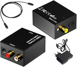 Audio Konvertor SPDIF s optickým kabelem