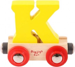 Vagónek Bigjigs Rail písmeno K