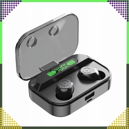 Bezdrátová sluchátka do uší s Bluetooth a powerbankou s dotykovým ovládáním