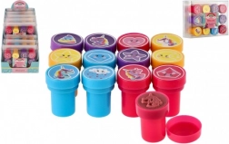 Samobarvící razítka jednorožec, sada 12 ks v krabičce