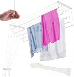 Stropní sušák na prádlo 180 cm, 5 tyčí