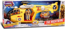 Vrtulník The Corps The Nightwing s figurkou, 50 cm