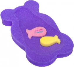 Pěnová koupací podložka pro miminka BASIC – fialová