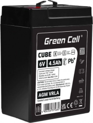 AGM VRLA baterie 6 V 4,5 Ah IP54 GREEN CELL CUBE
