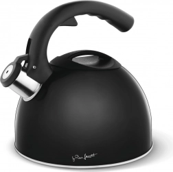 Čajník Cuivre 3 l, černý s píšťalkou, pro všechny typy sporáků