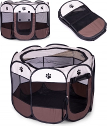 Skládací textilní ohrádka pro psy a kočky PETSI