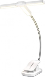 Trojhlavé knižní světlo Glocusent USB-C bílá