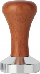 Tamper na kávu 51 mm z nerezové oceli a dřevěnou rukojetí