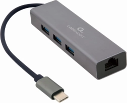 USB hub 3× USB 3.0 s gigabitovou síťovou kartou