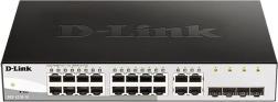 Gigabitový přepínač D-Link DGS-1210-16 s 16 GE porty a 4 SFP