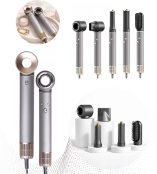 Multifunkční fén a styler 5v1 s ionizací a studeným vzduchem 1300 W