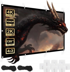 Projekční plátno 120 palců 4:3
