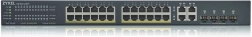 Zyxel GS1920-24HP v2 gigabitový PoE switch 24× Gb + 4× SFP, 375 W, NebulaFlex