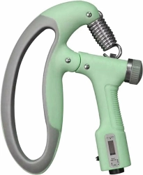 Nastavitelný posilovač úchopu s počítadlem 10–100 kg