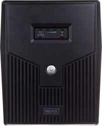 Záložní zdroj UPS line-interactive LED 1500 VA / 900 W DIGITUS s AVR, 4x SCHUKO, USB, RS232, RJ45