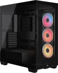 Počítačová skříň Mid‑Tower 3500X LXR LINK TG, černá
