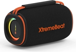 Bezdrátový reproduktor Tracer XtremeBeat Mid TWS s RGB podsvícením – černý