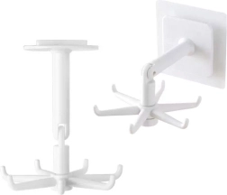 Samolepicí otočný kuchyňský věšák se 6 háčky