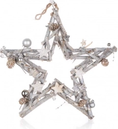 Vánoční závězdná hvězda 35 cm, přírodní