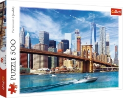 Puzzle 500 dílků Výhled na New York Trefl