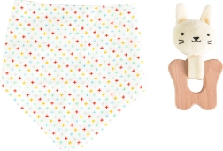 Petit Collage Souprava Králíček kousátko a bryndáček