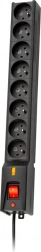 Přepěťová ochrana Lestar LXA 816, 3L, 5,0m, černá