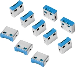 Blokáda USB portů bez klíče, sada 10 ks