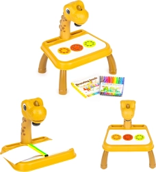 Projektor na kreslení s dinosauřím motivem, 12 fixů a 24 předloh