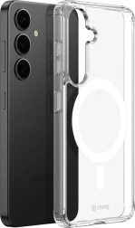 Pouzdro Crystal Shield Magnetic pro Samsung Galaxy S25 MagSafe průhledné