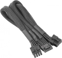 Adaptér PCIe Gen5 napájecí kabel 2x 8pin na 12+4pin 12VHPWR, 600 mm