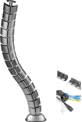 Organizér kabelů na stůl MACLEAN MC-768 S, stříbrný