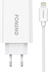 Rychlonabíječka Foneng s jedním USB portem 10,5 W + kabel USB–Lightning