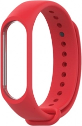 Silikonový řemínek pro XIAOMI MI BAND 3/4 – červený