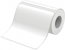 Tepelné samolepky NIIMBOT 100 × 100 mm, bílá (75 štítků)