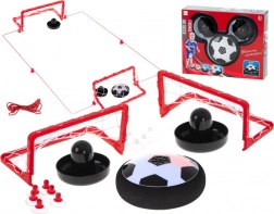 Levitační fotbalový hoverball s brankami – stolní air hockey set