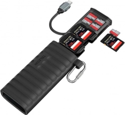 Multifunkční čtečka karet SD a TF Telesin