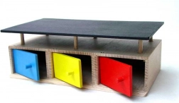 dřevěná garáž pro 3 auta