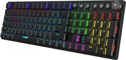 Mechanická herní klávesnice aurora k-6 low profile rgb